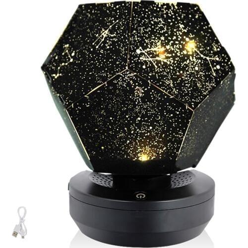 Christmas 60000 Stars Starry Sky Projector Light DIY Assembly Home Planetarium Lamp Bedroom Decoration lighting