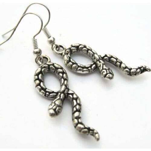 Girl Retro Drop Earrings Cute Small Object Earring Jewelry Trendy Vintage Snake Shape Dangle Earrings for Women
