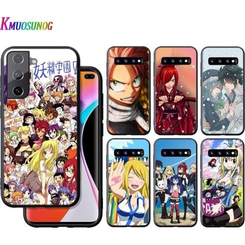 Silicone Cover Anime Manga Fairy Tail For Samsung Galaxy S21 S20 FE Ultra S10 S10e Lite S9 S8 S7 Edge Plus Phone Case