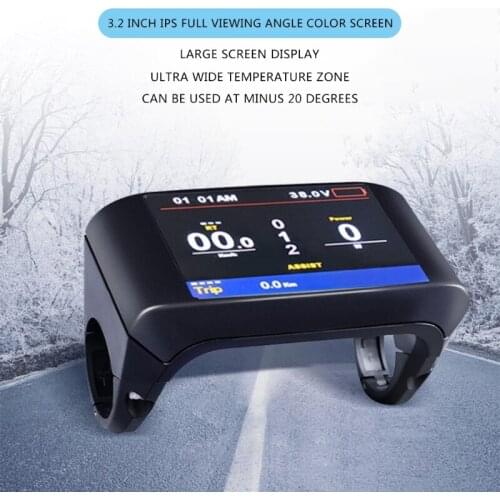 BAFANG 8fun LCD 750C Display Compatible with Electric Bicycle BBS02B BBS01B & BBSHD 750C EBike Speedometer