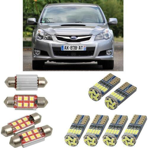 Interior led Car lights For subaru legacy 5 estate br car accessories boot light License Plate Light 6pc