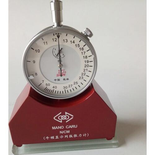 Silk screen frame tensiometer