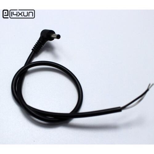 1pcs 5.5*2.5mm 90 Degrees DC Power Plug with 30cm Cable Black Charging Connector 5.5x2.5mm Plugs for Digital Audio