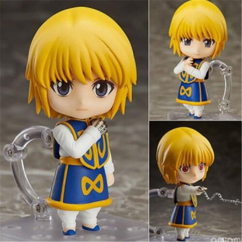 10cm Anime Hunter X Hunter Change Face Ver. 1184 Killua Zoldyck 1185 Kurapika PVC Action Figure Collectible Model Toy Gift