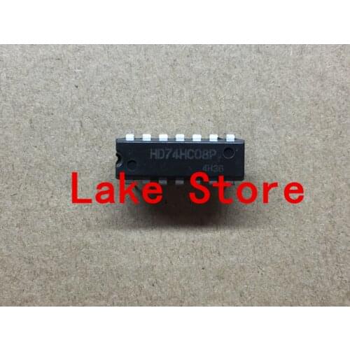 10 unids/lote HD74HC08P SN74HC08N 74HC08 DIP