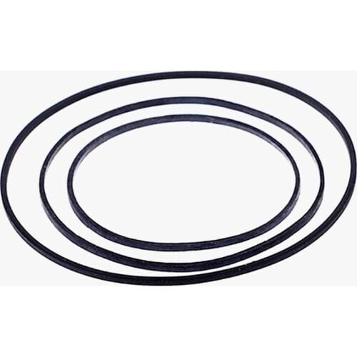 50Pcs/bag 1mm Universal Mix Cassette Tape Machine Belts Assorted Common Flat Rubber Belt 45-130mm for Recorders Walkman