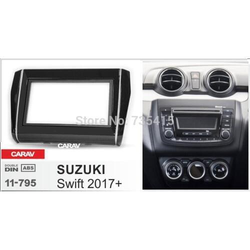 2Din Car Stereo Radio Fascia Panel Plate Frame Kit for SUZUKI Swift 2017