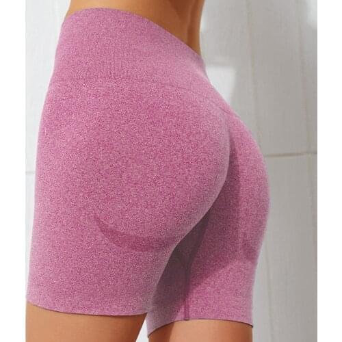 Seamless Yoga Shorts women High Waist Tummy Control Running Tights Fitness Gym shorts super strethy Workout shorts summer