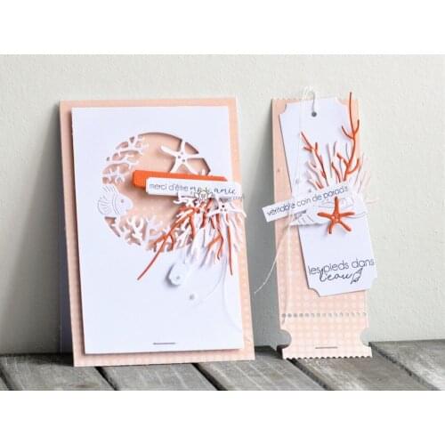 Conch shell ocean circle Metal Cutting Dies Stencils DIY Scrapbooking Paper/photo Cards Embossing Dies