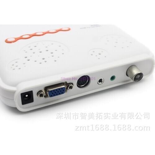 Dhl or fedex 50pcs Protable Digital TV Program Receiver HDTV LCD TV Box HD Analog TV Tuner Box CRT Monitor For Computer PC