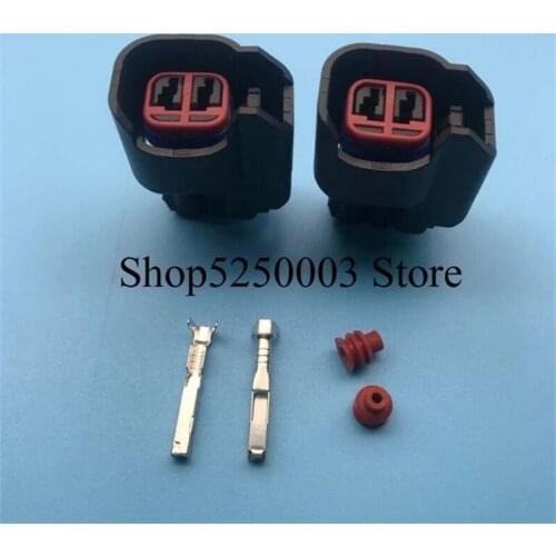 HP3945 10Kits Adapter ev6 ev14 US CAR Female Automotive Connector For Ford Chevy Dodge Chrysler Subaru USCAR Injector