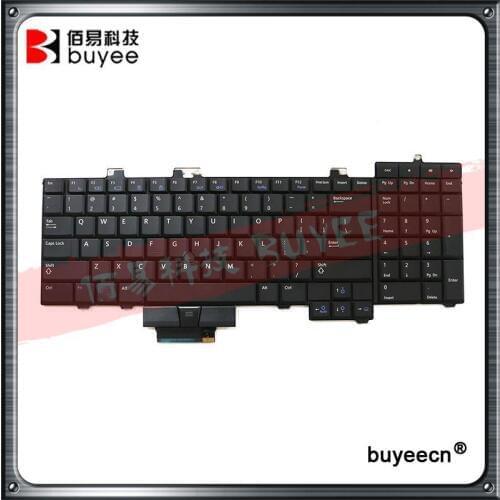 95% New Black US Layout D113R For Dell M6400 M6500 NSK-DE201 0D113R US Keyboard with Backlit Replacement