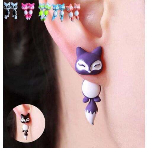 1 Pairs Cute Cartoon Mushroom Drop Earrings for Woman Resin 5-color Pendant Earrings DIY Party Jewelry Gift Girls
