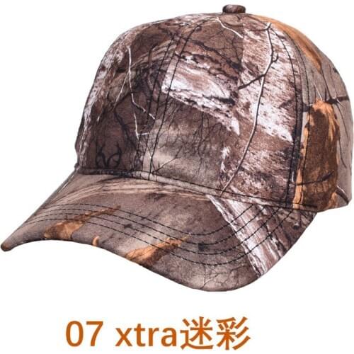 Men and women outdoor camouflage hat baseball cap fishing hunting cap splashing water hunterdeer Camouflage pattern water proof