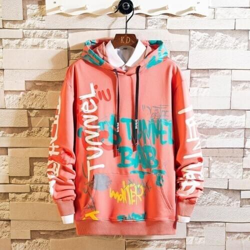 2020 new mens sweatershirt casual loose hooded letter printed long-sleeved pullover clothing student jacket hoodies sweatshirt