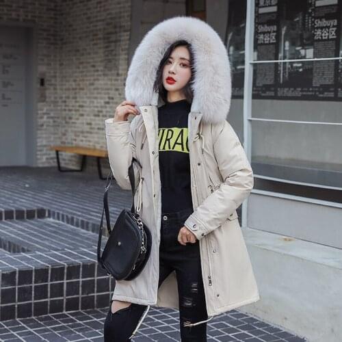 New Women Long Coat Autumn Winter Warm Velvet Thicken Faux Fur Coats Parka Female Solid Big Pocket Jacket Outwear