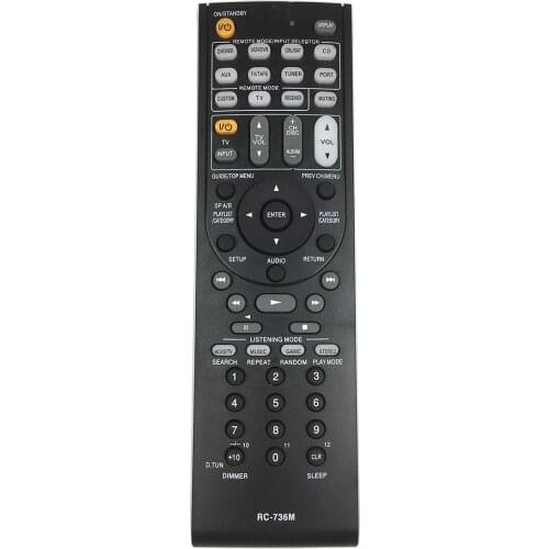 New RC-736M Replace Remote for Onkyo HT-R570 HT-S5200 HT-S5200S HTS5200B HT-S6200 HHT-S6200S TP-570 SKF-570L