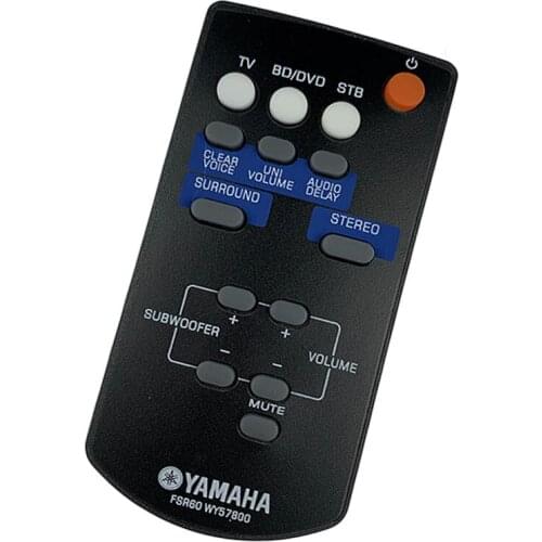New Replaced Remote Control Fit For Yamaha YAS101 YAS101BL ATS-1010 YAS-101 YAS-101BL AV Receiver