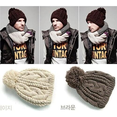2021 Autumn and winter free shipping star beckham NEW hat Wool knitting fashion cap male fashion accessories-2