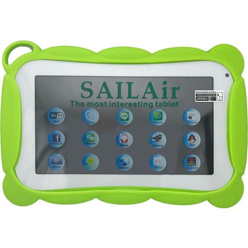 SAIL Air Brand Kids Tab games gift for kids learing Android toys Protective-Cover wifi 7 inch tablet Quad Core Dual Camera