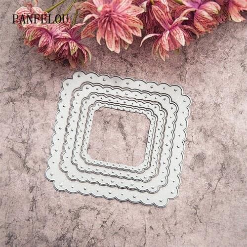 Semicircle box 1lot=5pcs paper die cutting stencils punch Metal cuts dies cutting dies Scrapbooking DIY Embossing mould card