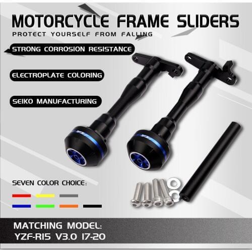 Frame Slider Crash Protector For YZF R15 V3 2017-2020 18 19 YZFR15 Motorcycle Accessories Bobbins Falling Protection POM