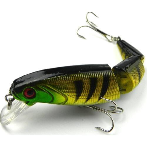 1PC Jointed Fishing lure 10.5CM 15G Minnow plastic isca artificial fishing wobbler tools jerkbait bass carp fishing tackle