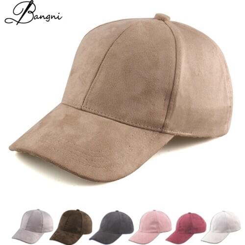 Summer Autumn Mens Baseball Cap Women 2016 New Brand Wholesale Street Hip Hop Caps Suede Hats for Ladies Black Grey Baseball Cap