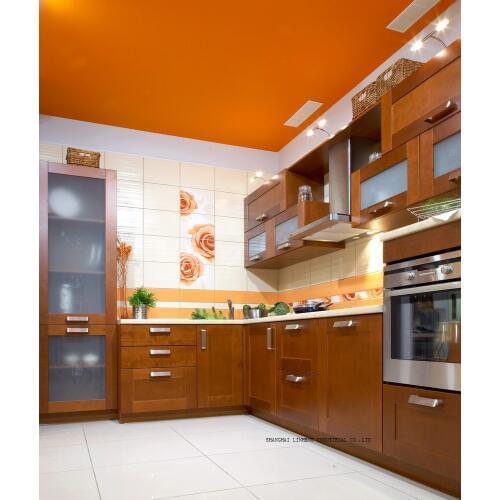 Classica lkitchen cabinets shaker cherry(LH-SW070)