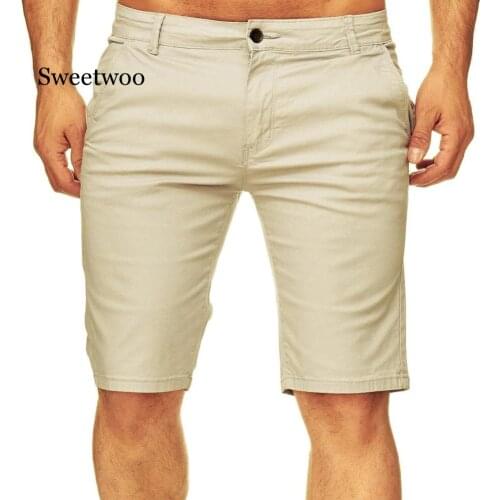 Summer Cotton Shorts Casual Shorts Men Travel Male Casual Short Men Solid Color Fifth Pants Shorts Plus size Mens Shorts