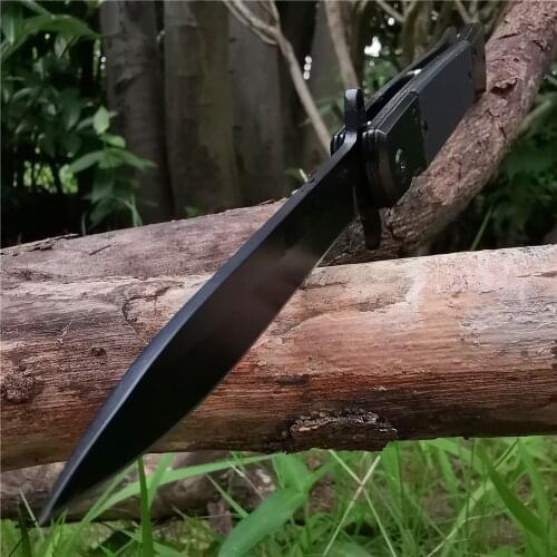 Quick Open Folding Knife, Pocket Pocket Knife, Outdoor Adventure Hunting Knife, Camping Barbecue Tool, Sharp and Durable
