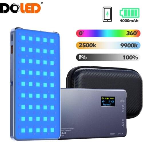 RGB Panel Video Light LED Photographic Lighting Professional Lights RA96+ for Photo Studio Photography Streaming DSLR Camera