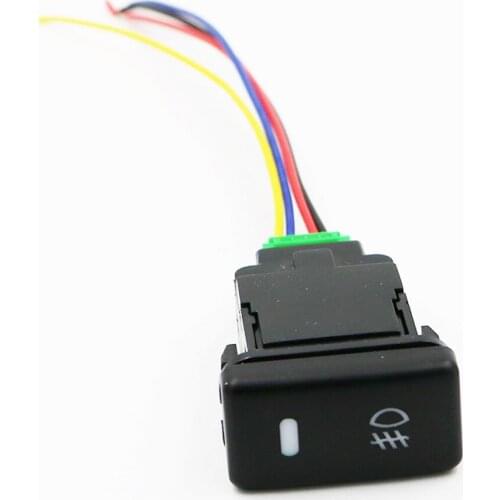 YSY 1Pcs Car Fog light Push Switch 4 Wire Button For Hiace Verso PRADO Land Cruiser Vigo Foglight Switch DC12V