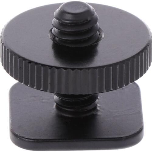 1/4'' Single Layer Tripod Mount Screw to Studio Flash Hot Shoe Adaptor For Nikon
