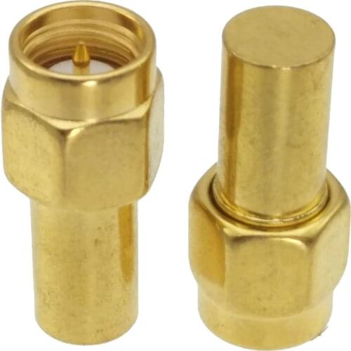 10pcs SMA male plug RF coaxial Termination Loads dummy 1W DC-3GHz 50ohm gold-P