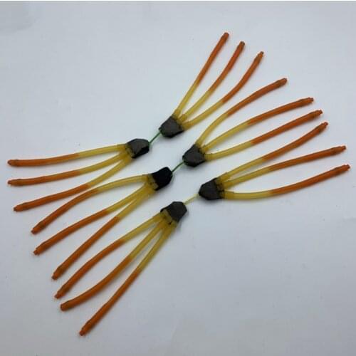 2pcs Slingshot Rubber Band Fishing Bands Shooting Fish Hunting Shooting Latex Tube Outdoor Replacement Elastic Fishing Harppon
