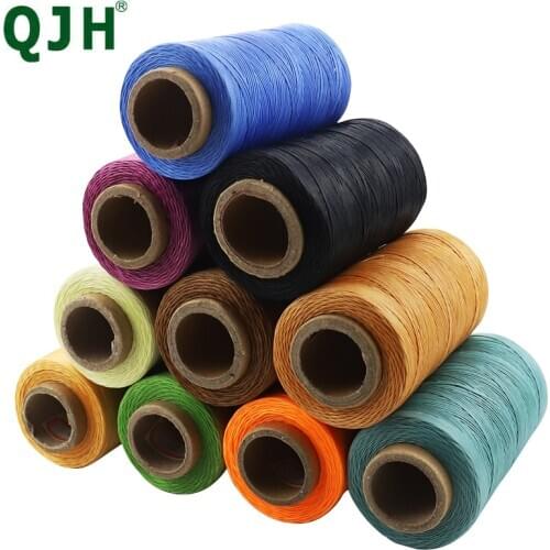 260m Leather Sewing Wax Thread Hand Stitching Cord Craft DIY Leather Tools Sewing Craft Leather Special Flat Waxed Line