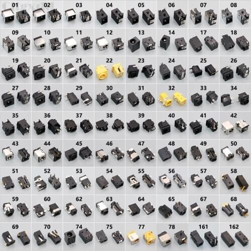 72models Laptop Notebook Netbook Charging Port DC Power Jack Connector For Lenovo Samsung Sony Acer Asus HP Dell Toshiba IBM