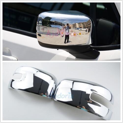 Door Mirror Cover Trims Protector ABS Chrome Car Styling 2016-2018 For Jeep Renegade Accessories