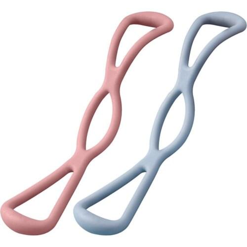 TPR 8 Word Fitness Rope Resistance Bands Rubber Bands Fitness Elastic Band Expander Workout Gym Training Tubing Tension Rope