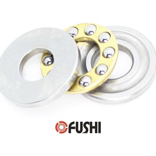 F7-17M Bearing 7*17*6 mm ( 10PCS ) ABEC-1 Miniature F7 17 M Thrust Axial F7 17M Ball Bearings With Grooved Raceway