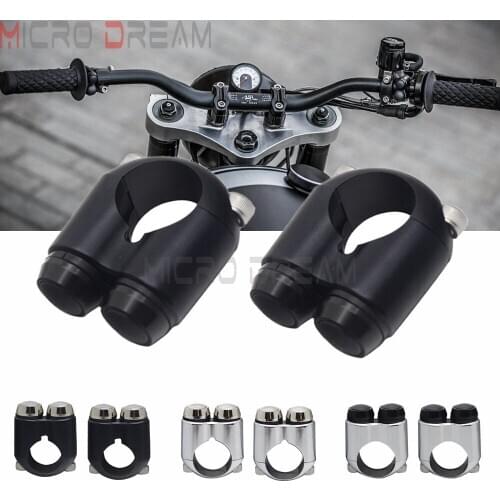 Dual Momentary Buttons Motorcycle 7/8" & 1" Handlebar Control Switch Motorbike Horn Button Electric Start Kill Lamp Light ON OFF