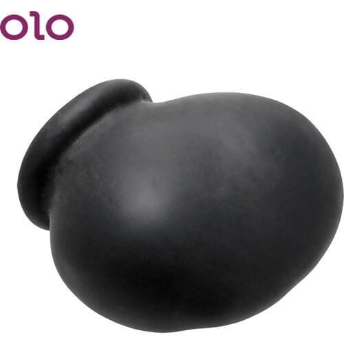 OLO Scrotum Bondage Penis Ring Cock Ring Scrotum Stretcher Delay Ejaculation Male Chastity Device Cock Cages Sex Toys For Men