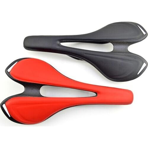 ZNIINO NO LOGO full carbon fiber road mountain bike bicycle saddle MTB leather cushion front seat human carbon saddle 3 colors
