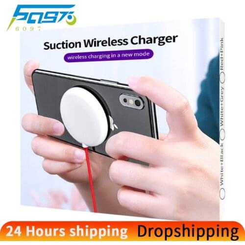 Wireless Charger Suction Cup 15W Qi Fast Charging Station for iPhone12/11/pro/mini/pro Max Samsung HUAWEI XIAOMI Play Game Use