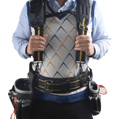 Belt Waist Pocket Case Capacity Tool Bag Waist Pockets Electrician Tool Bag Oganizer Carrying Pouch Tools Bag Storage Holder