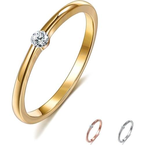 SILVERHOO 925 Sterling Silver Rings for Women Cute Zircon Round Geometric Wedding Ring Silver 925 Jewelry Minimalist Gift Best
