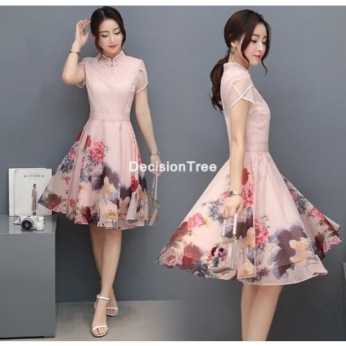 2021 wedding party cheongsam oriental evening dress chinese traditional womens elegant qipao lace chinese dress party dress