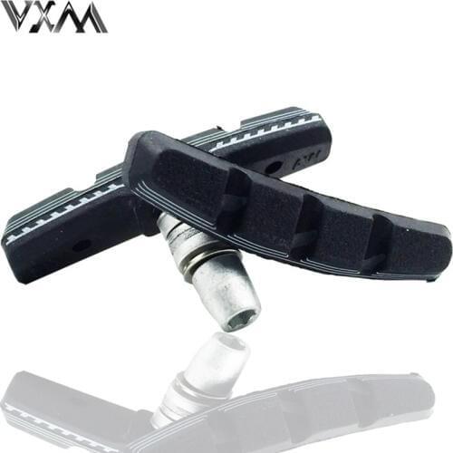 VXM Bicycle Braking V-Brake Mountain Road Bike Brake pads Holder Shoes Rubber Blocks Durable Cycling Braking Bicycle Parts