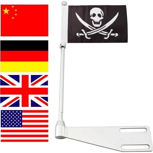 Motorcycle Side Luggage Rack Mount Flag Pole Fits For Indian Chieftain Dark Horse Limited Classic Roadmaster /Elite Springfieldt